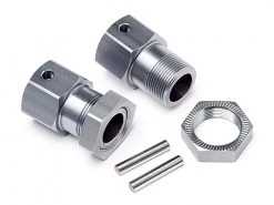 Maverick Wheel Hexes, Pins With Nuts Pr (blackout Mt)