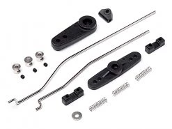 Maverick Servo Horn And Throttle Linkage Set (blackout Mt)