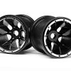 Maverick Black Wheels 2 Pcs (blackout Mt) -Deals Maverick Store mv24105 01