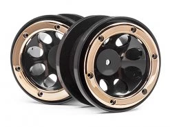 Maverick Wheels W/gold Beadlocks (2pcs)